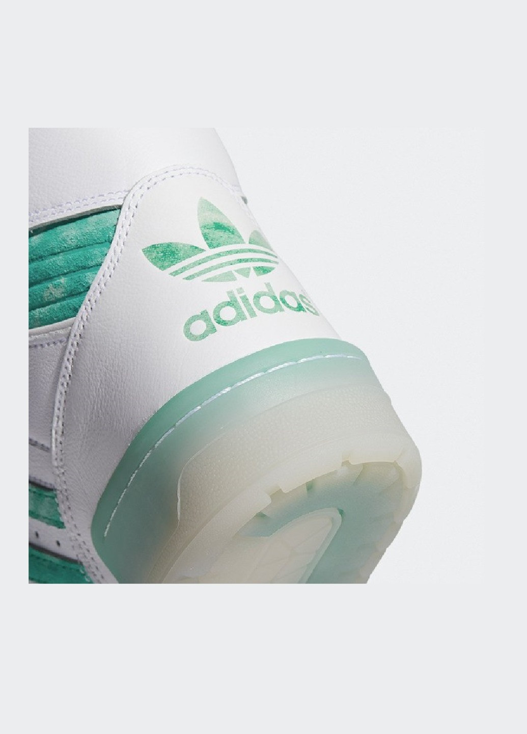 Белые демисезонные кроссовки adidas Rivalri Hi