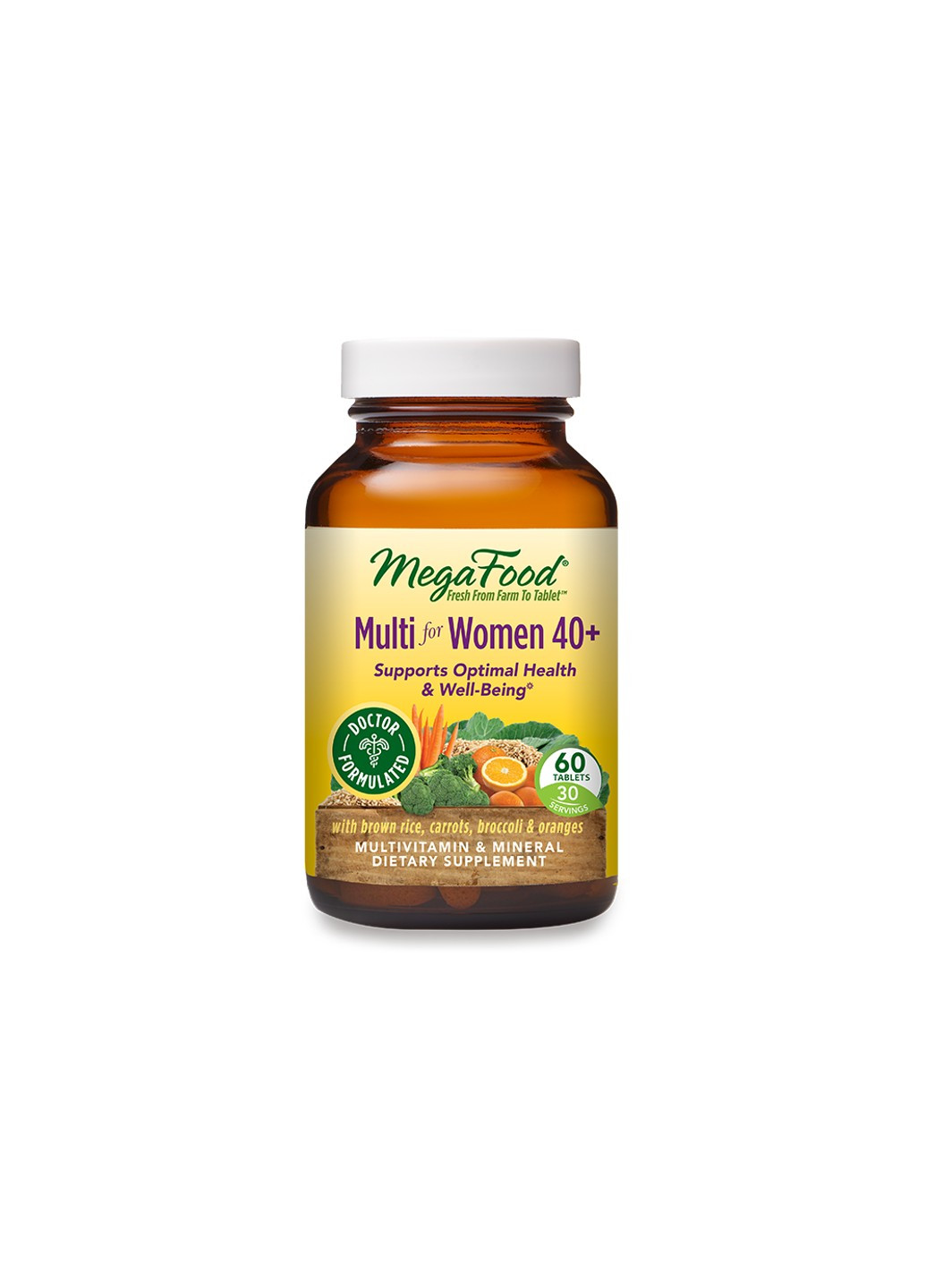 Мультивітаміни для жінок 40+, Multi for Women 40+,, 60 таблеток MegaFood (255408591)