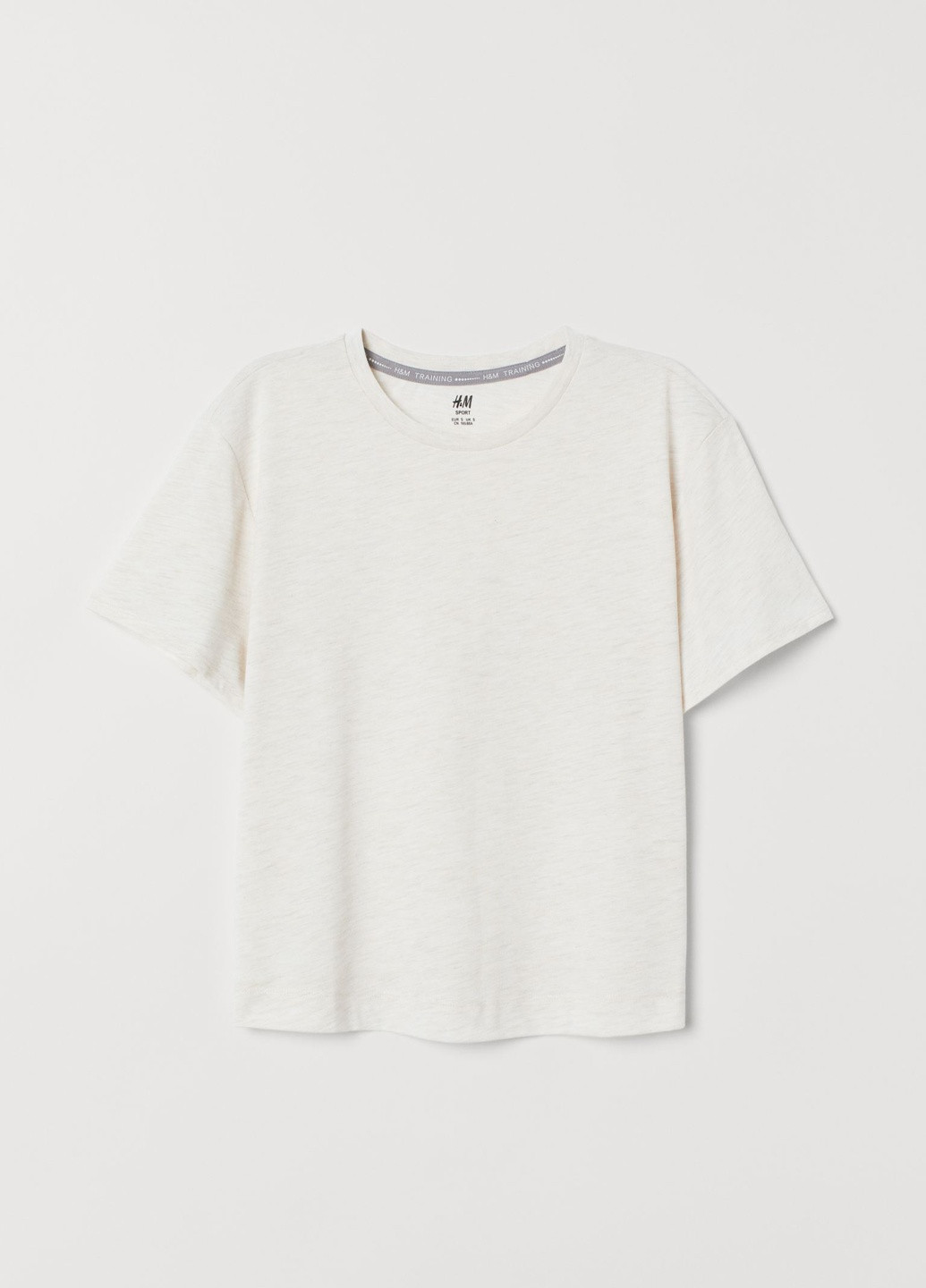 Сіро-бежева літня спортивна футболка H&M