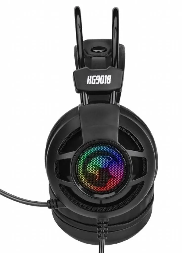 Навушники HG9018 Multi-LED 7.1 Black (HG9018) Marvo (207366456)