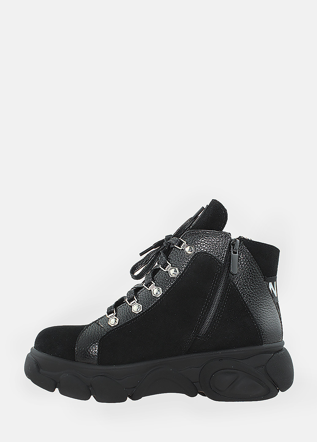 Осенние ботинки ra20217 черный Alvista из натуральной замши