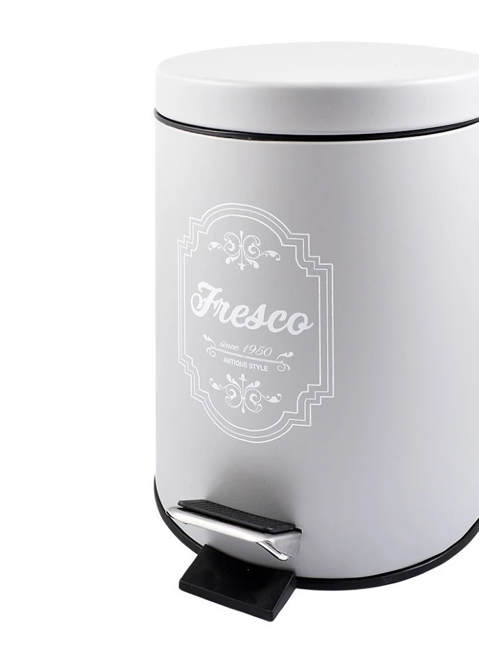 Відро з педаллю Fresco Grey 5 л Сірий Arino (253758423)