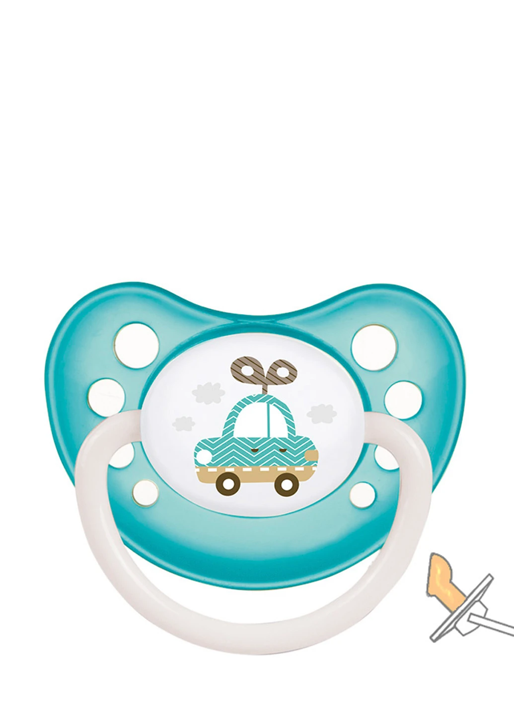 Пустушка латексна анатомічна 0-6м Toys Canpol Babies (91068755)