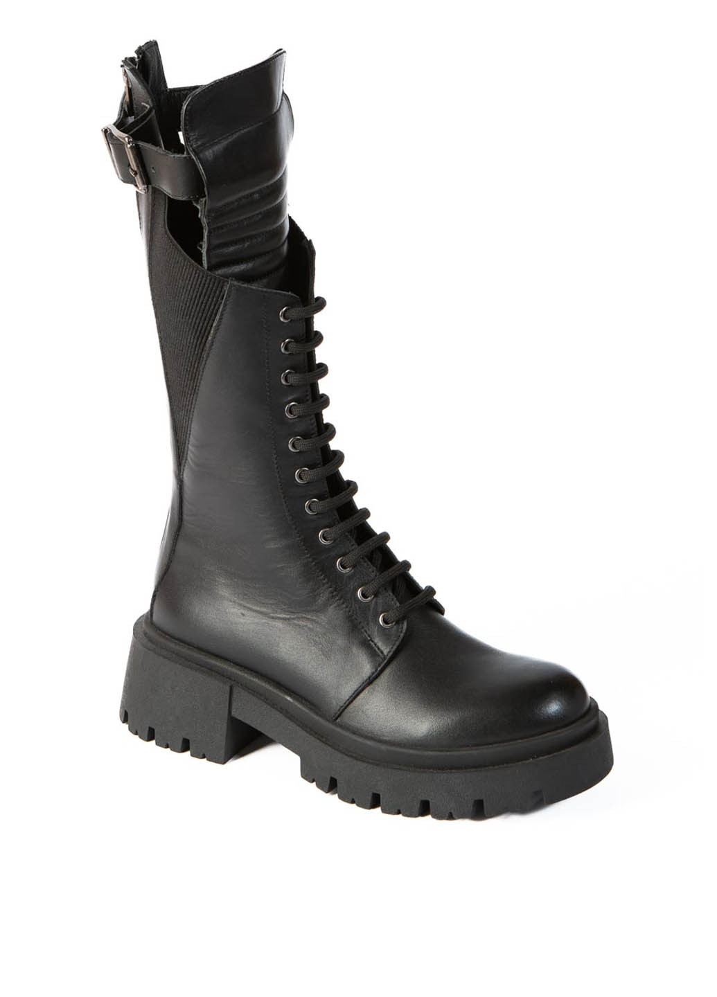 Черные осенние полусапоги Magnolya