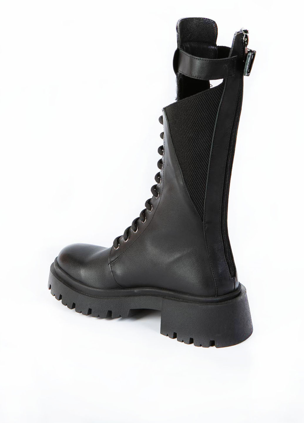 Черные осенние полусапоги Magnolya