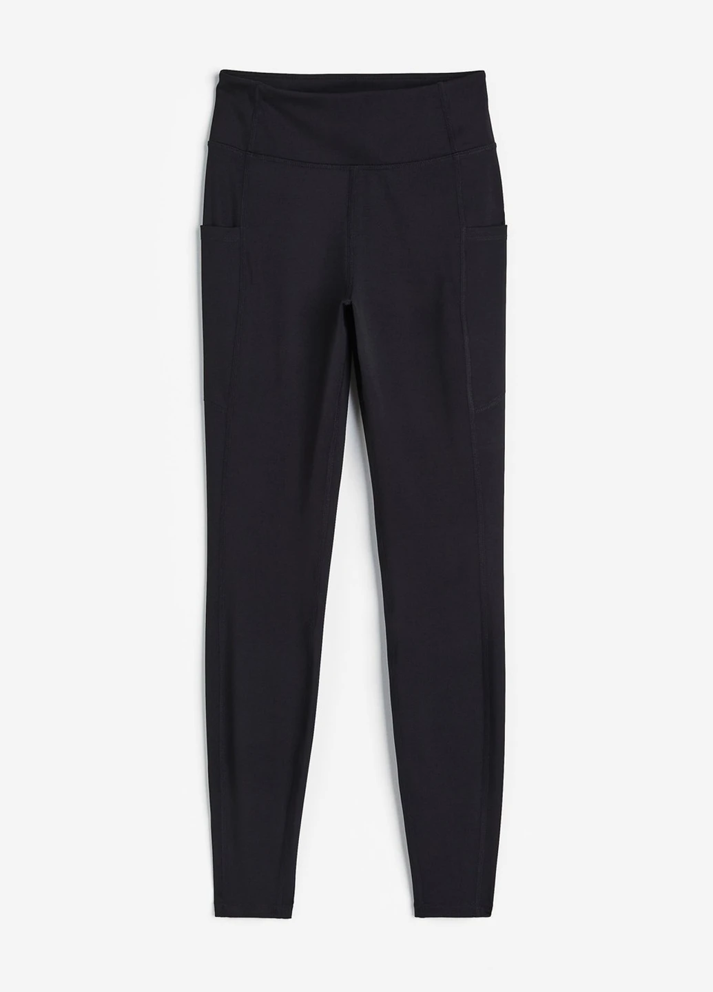 Черные демисезонные леггинсы H&M