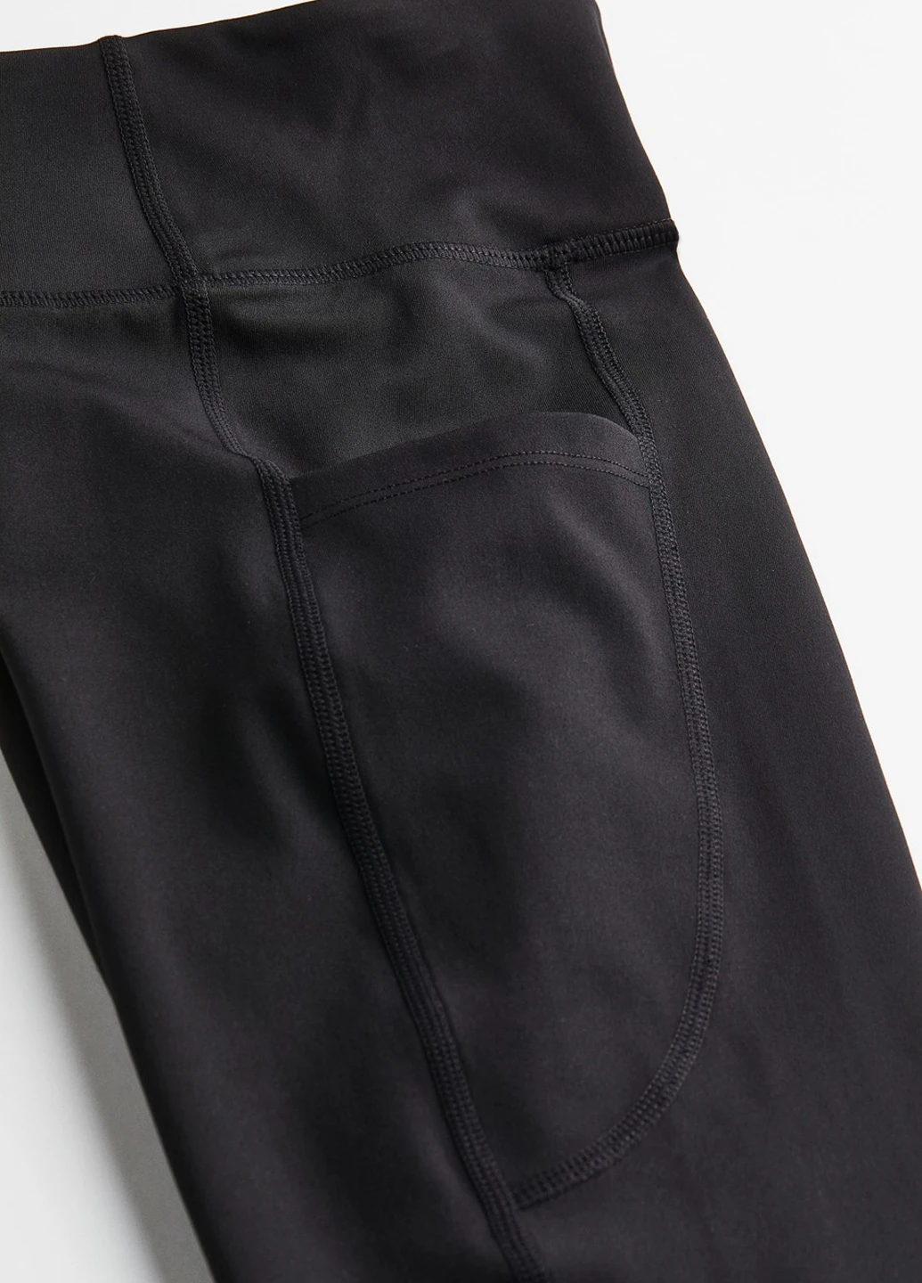 Черные демисезонные леггинсы H&M