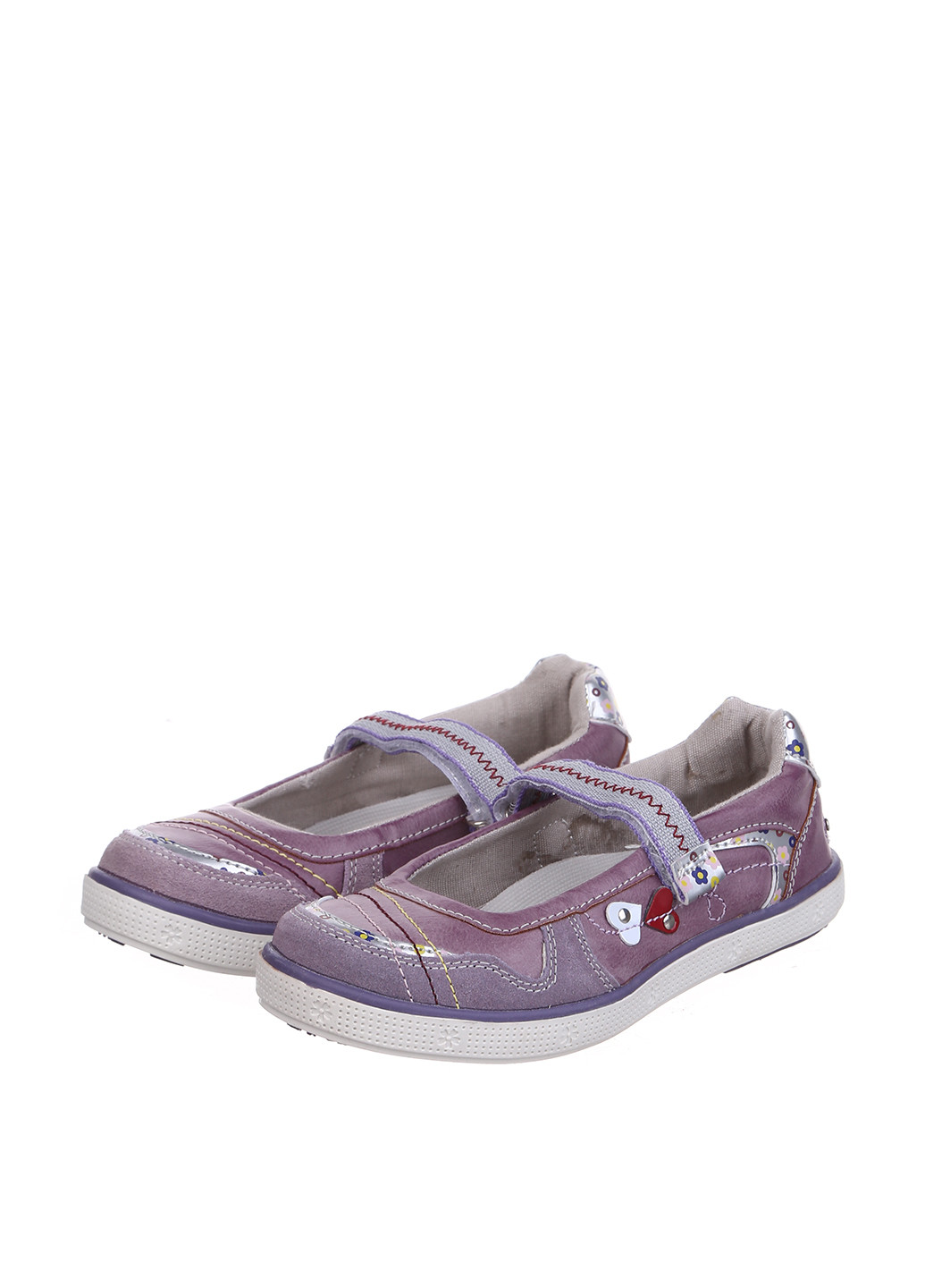 Фиолетовые туфли без каблука Woolf
