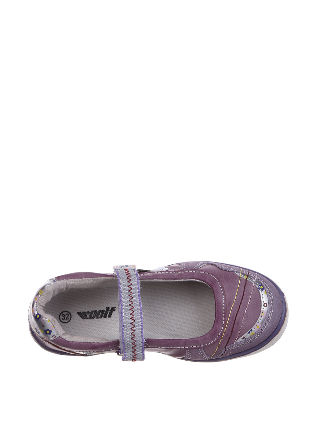 Фиолетовые туфли без каблука Woolf