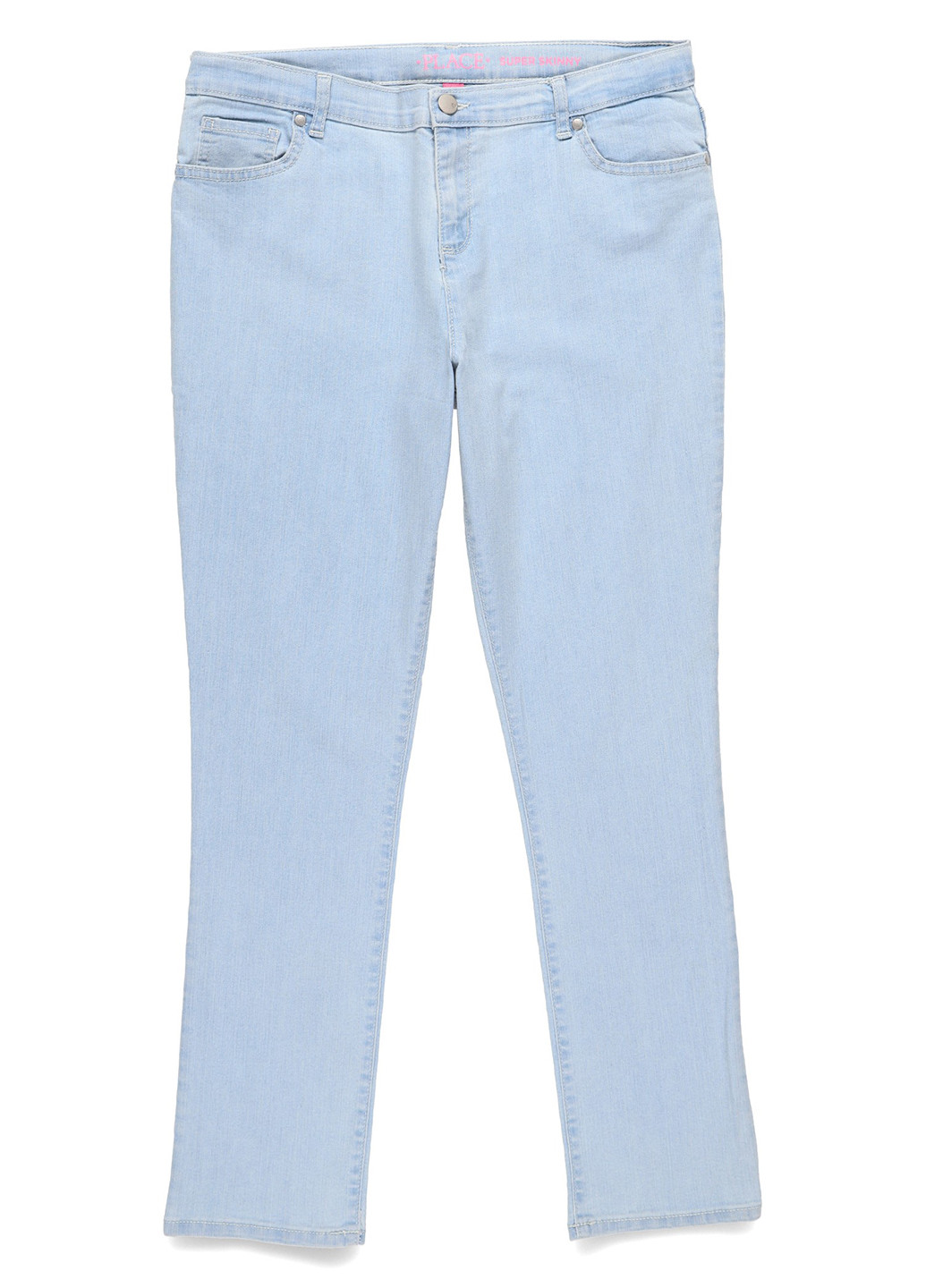 Светло-голубые демисезонные зауженные джинсы The Children's Place