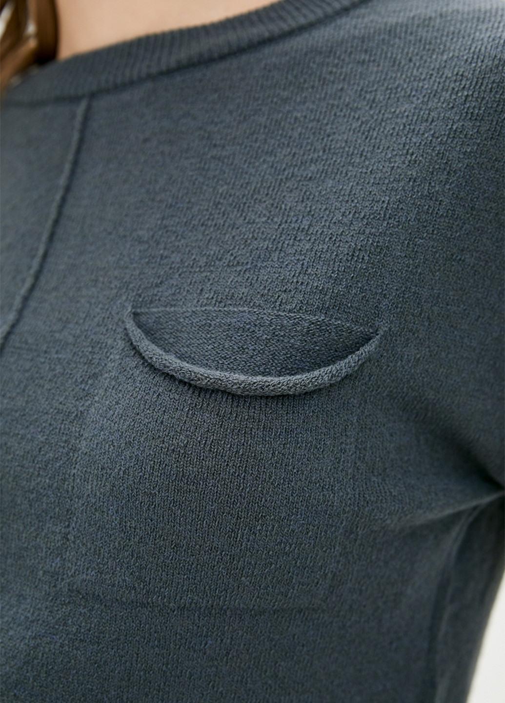 Костюм (джемпер, брюки) Sewel брючный однотонный тёмно-серый кэжуал шерсть, акрил
