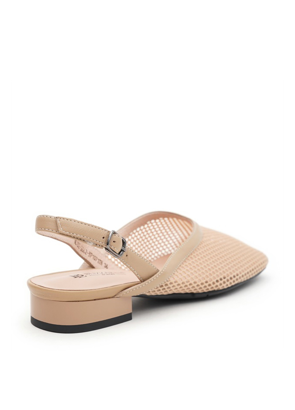 Blizzarini Туфлі слінгбекі бежевий з текстиль, натуральна шкіра, україна — літо (340268490)