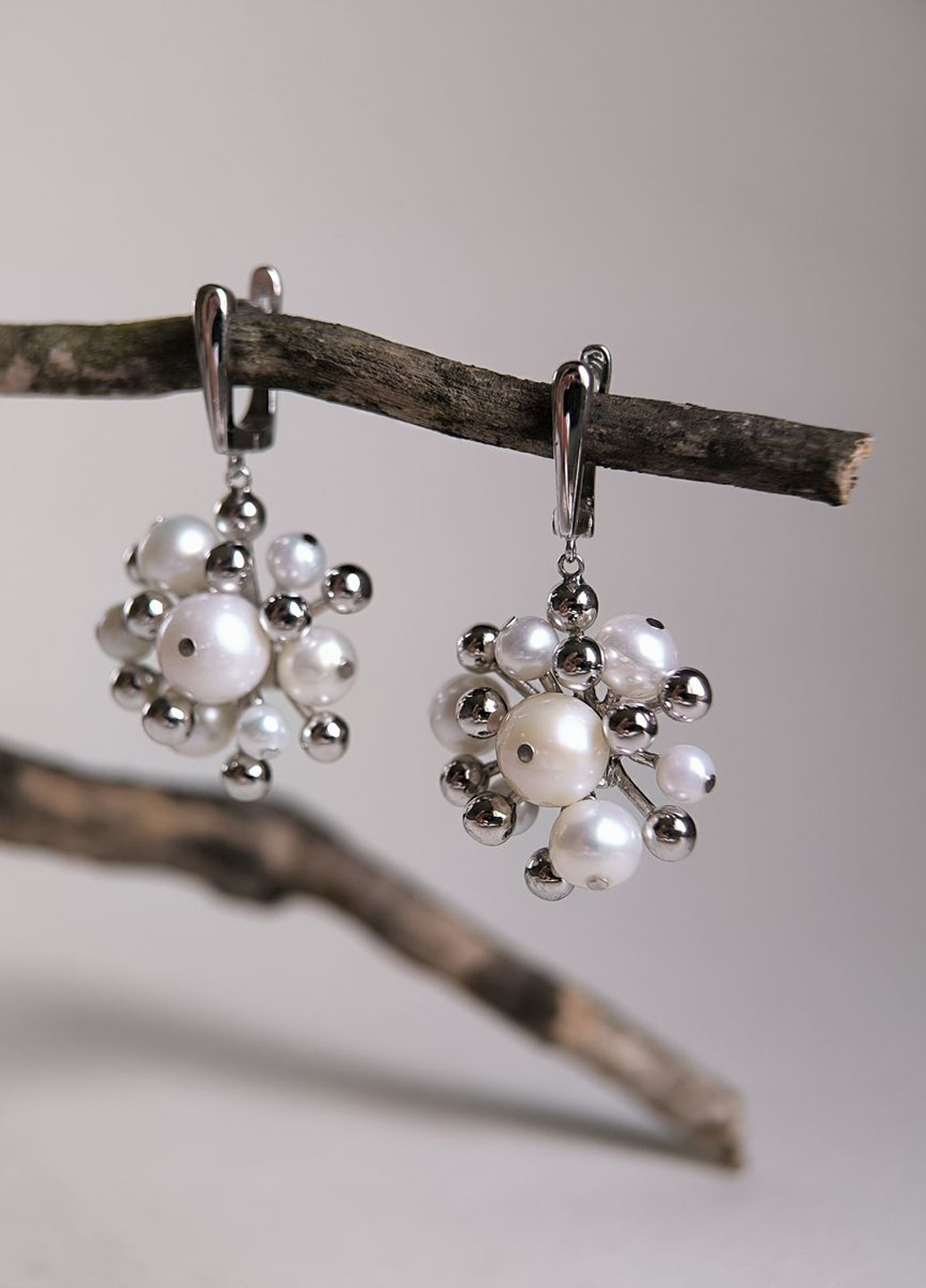 Сережки Silver Flame (350941489)