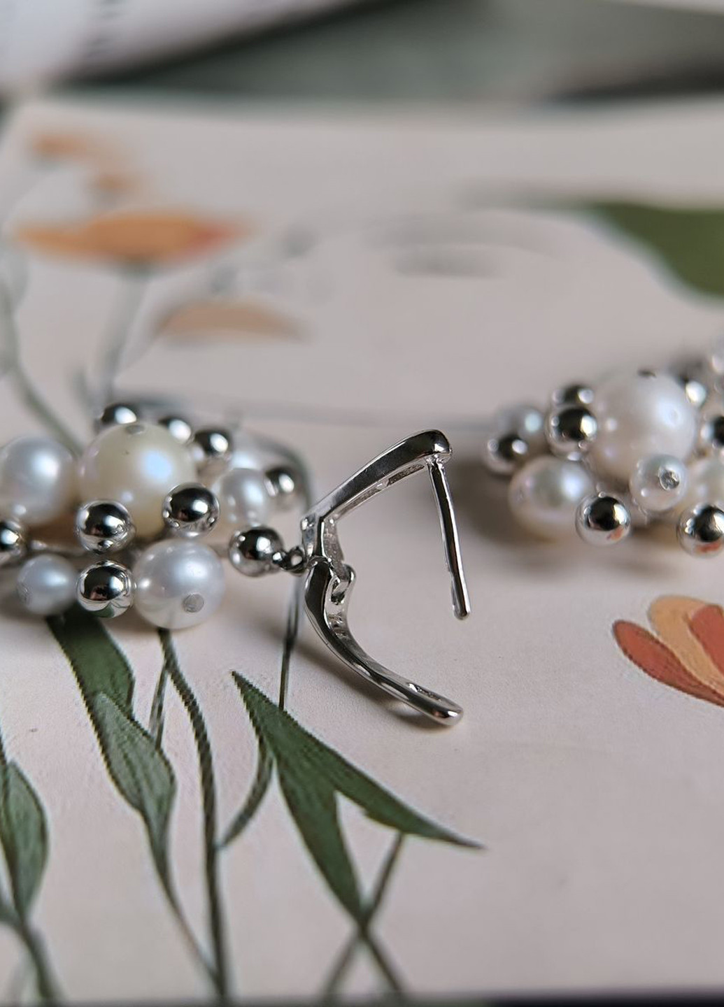 Сережки Silver Flame (350941489)