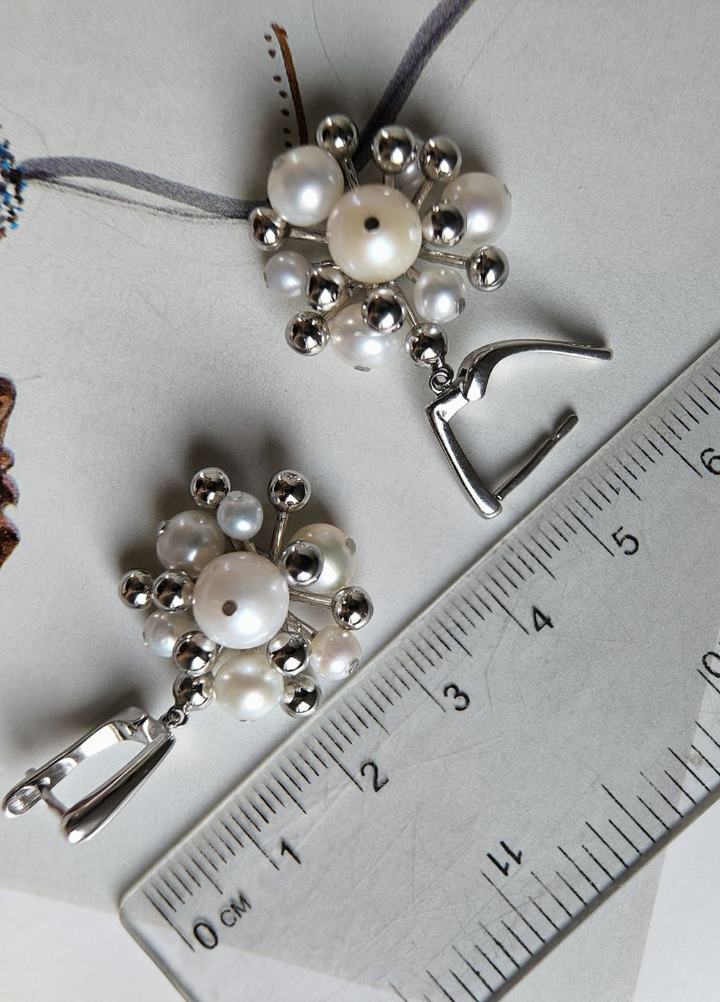 Сережки Silver Flame (350941489)