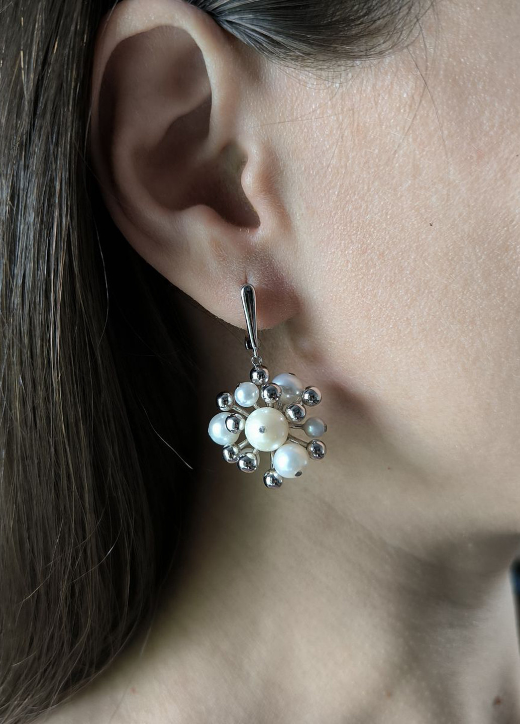 Сережки Silver Flame (350941489)