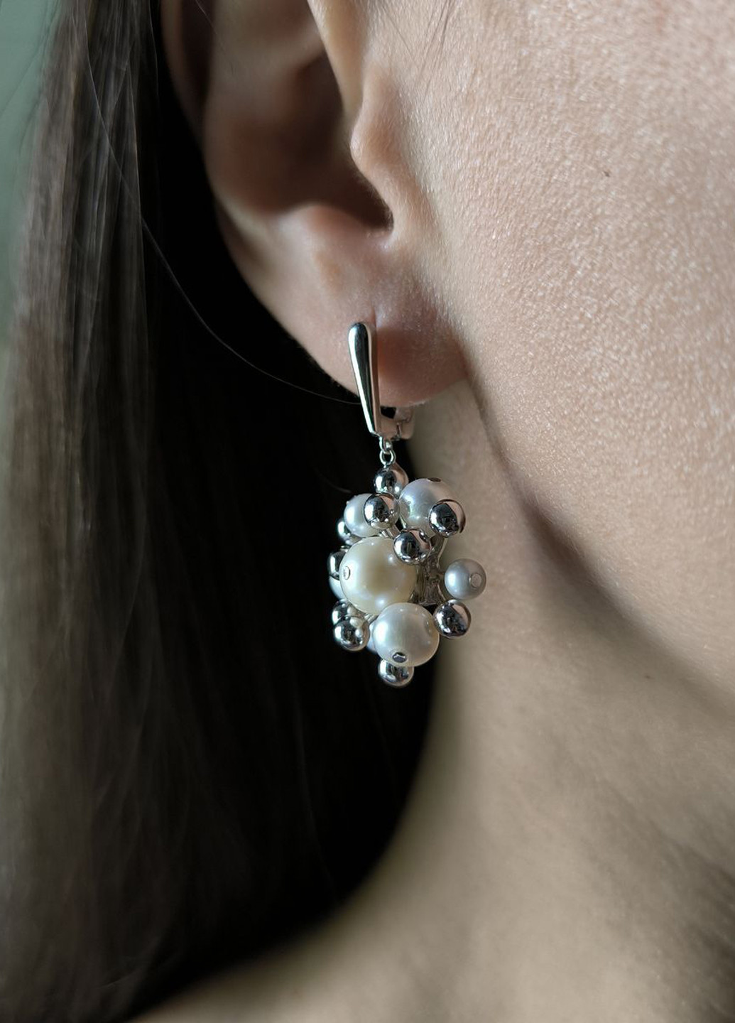 Сережки Silver Flame (350941489)