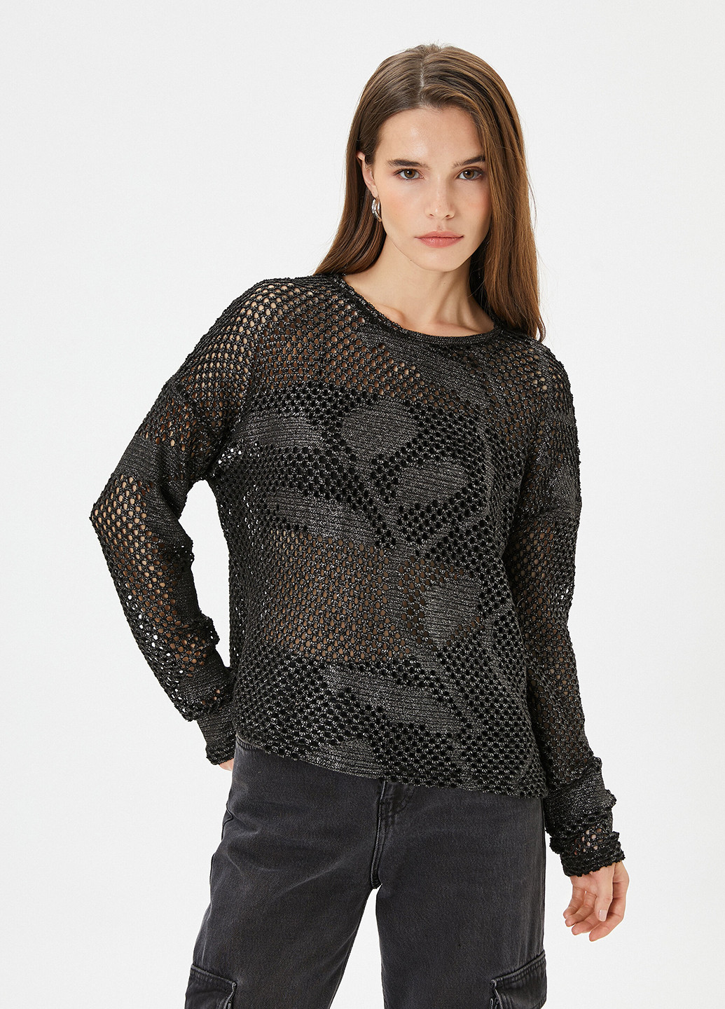 Черный демисезонный джемпер джемпер KOTON