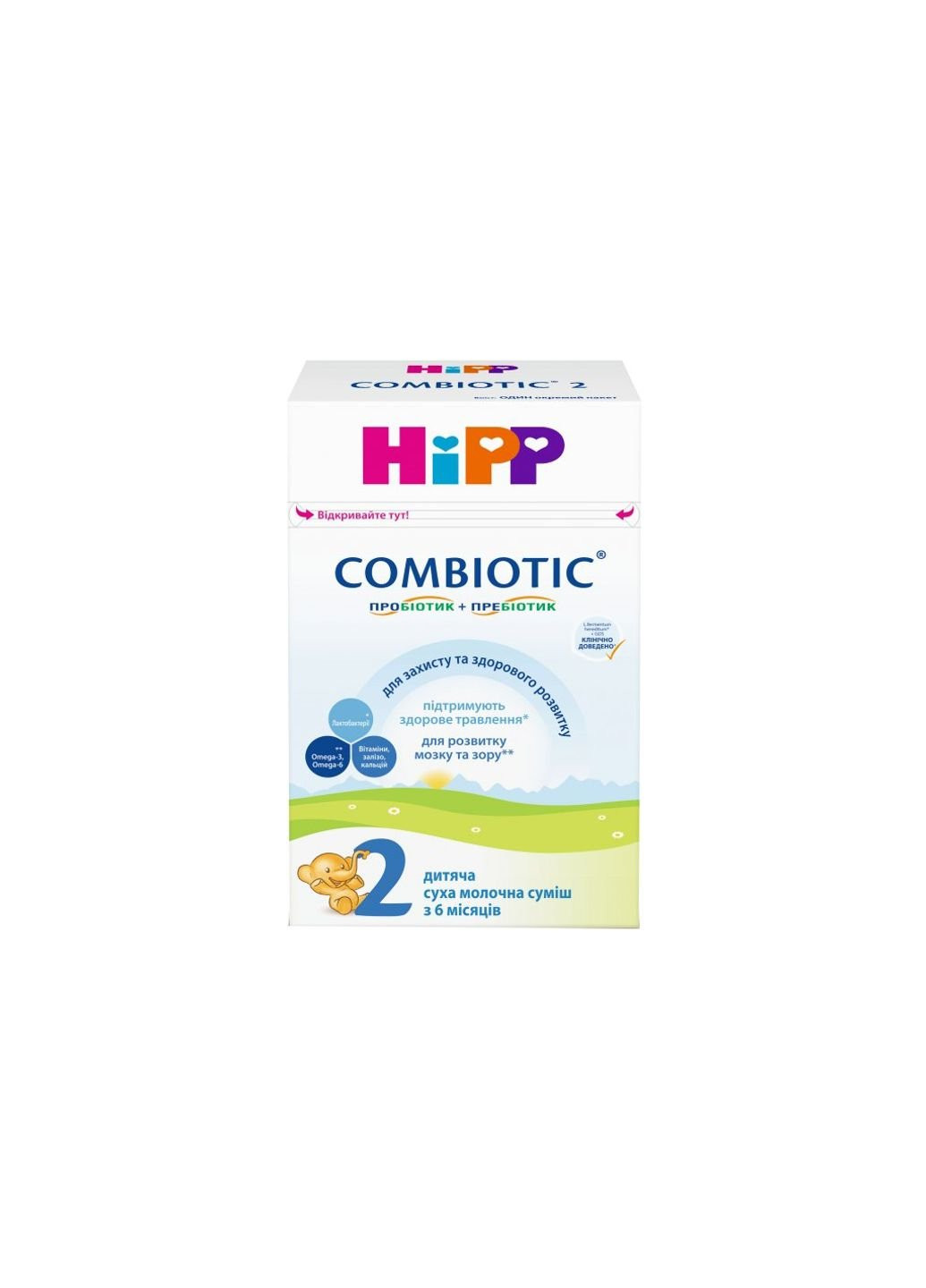 Детская смесь молочная Combiotic 2+6 мес. 500 г (1031087) Hipp (254069989)