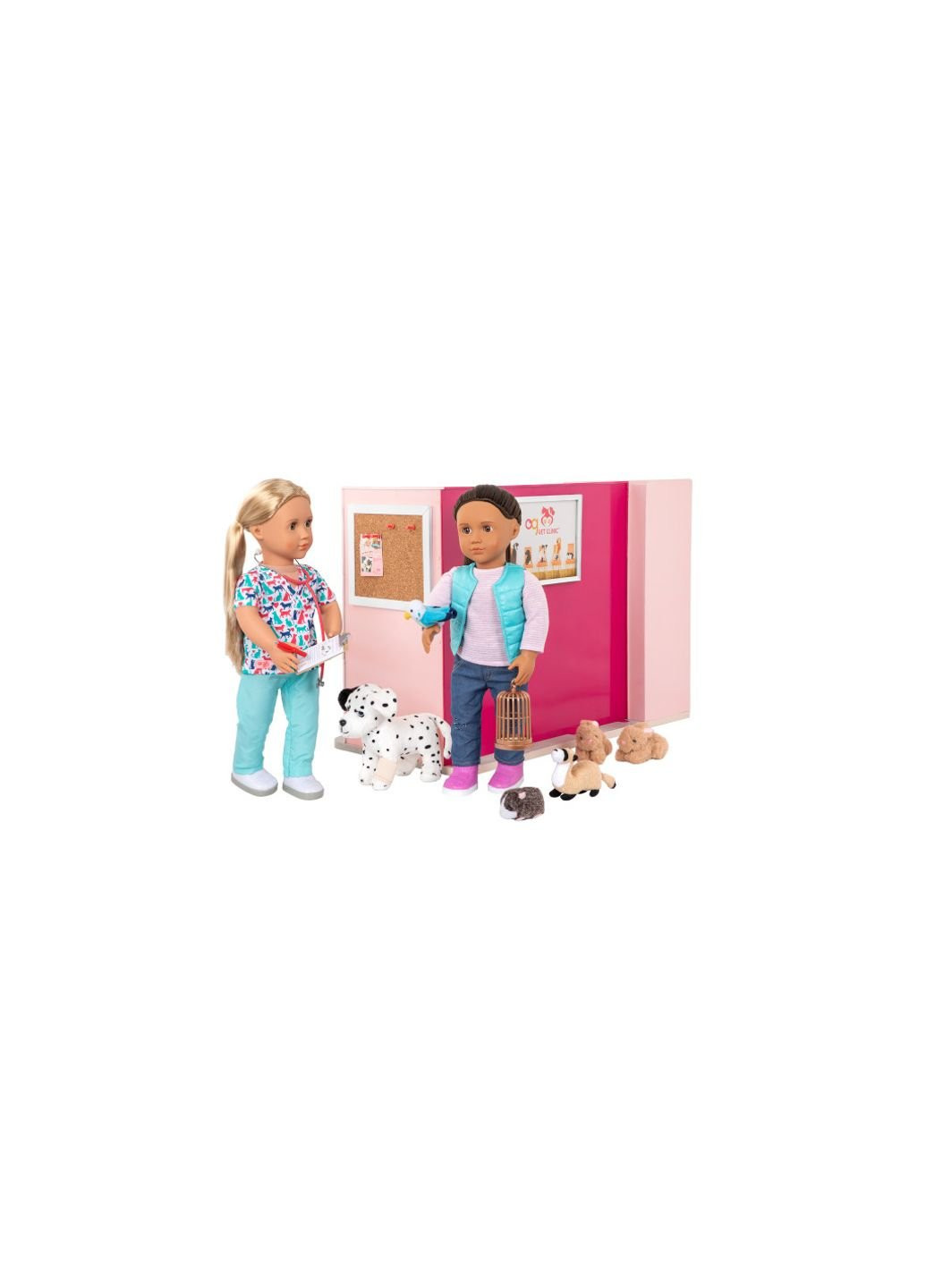 Игровой набор Ветеринарная клиника, розовый (BD35140Z) Our Generation (254067342)