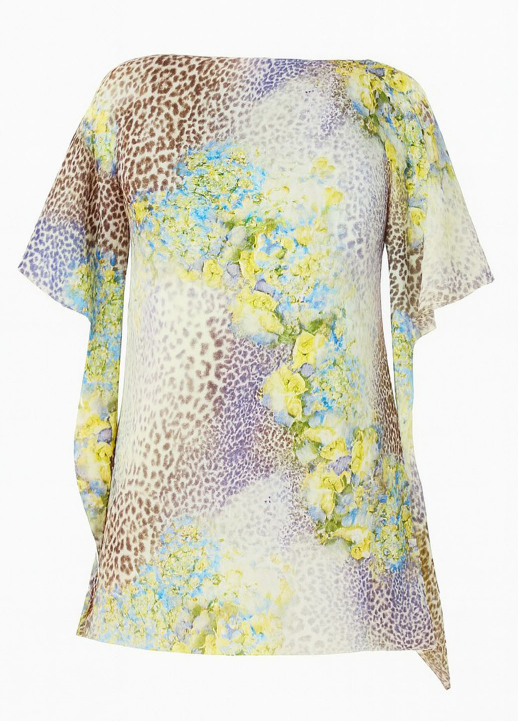 Комбінована блуза Sassofono