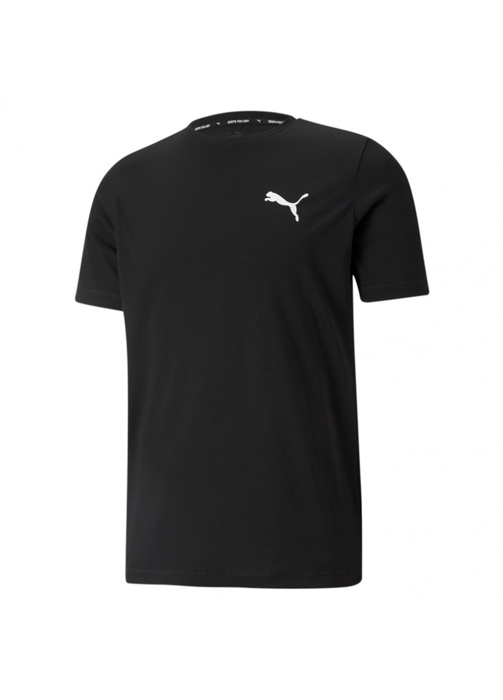 Чорна футболка Puma ACTIVE Small Logo Tee