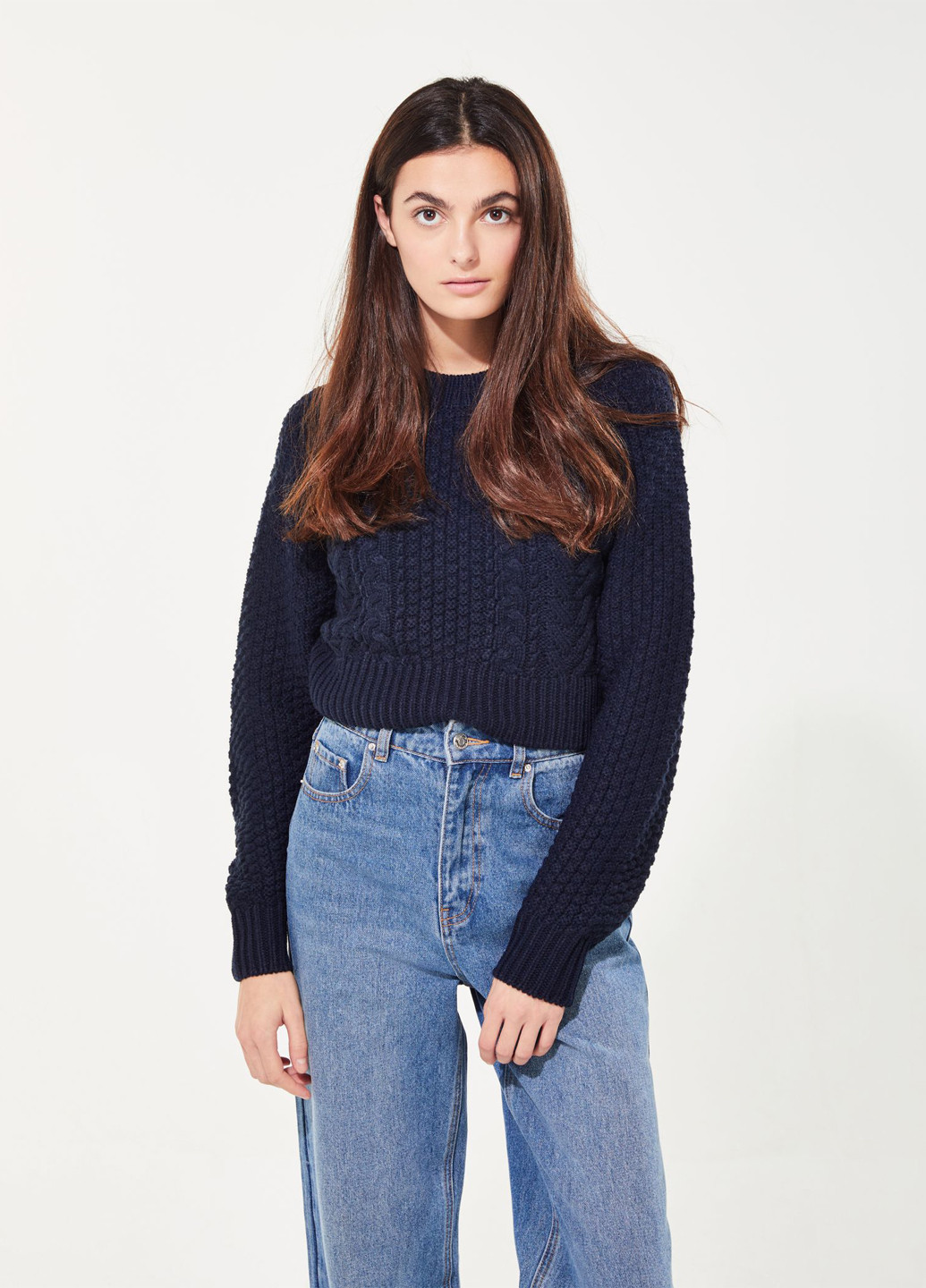 Темно-синій демісезонний джемпер джемпер Jennyfer