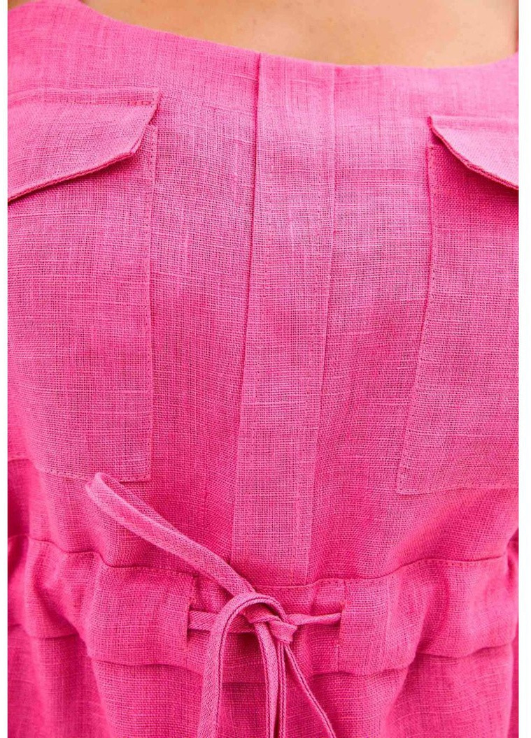 Комбінезон Прованс 15642 однотонний рожевий кежуал