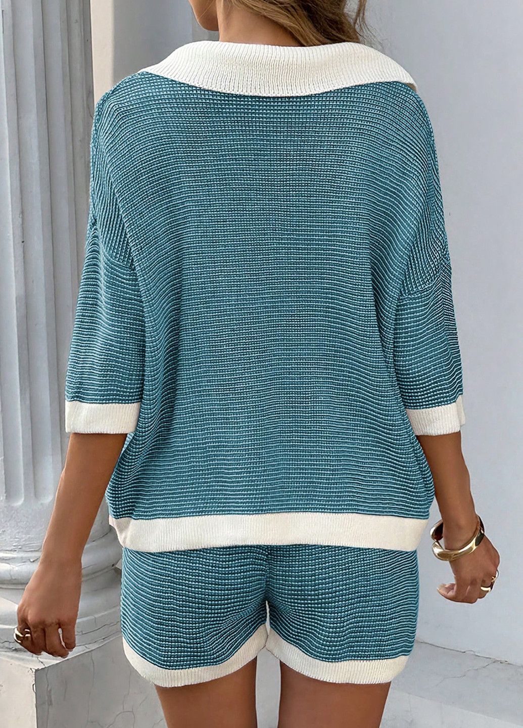 Костюм (поло, шорты) SHEIN (367436266)