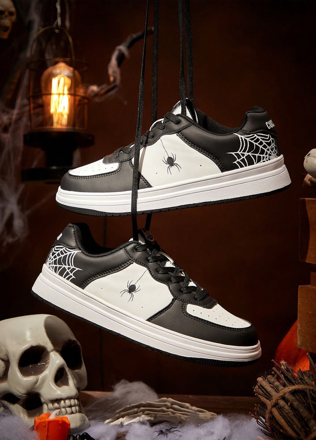 Кроссовки SHEIN чёрно-белые всесезоны (322852182)