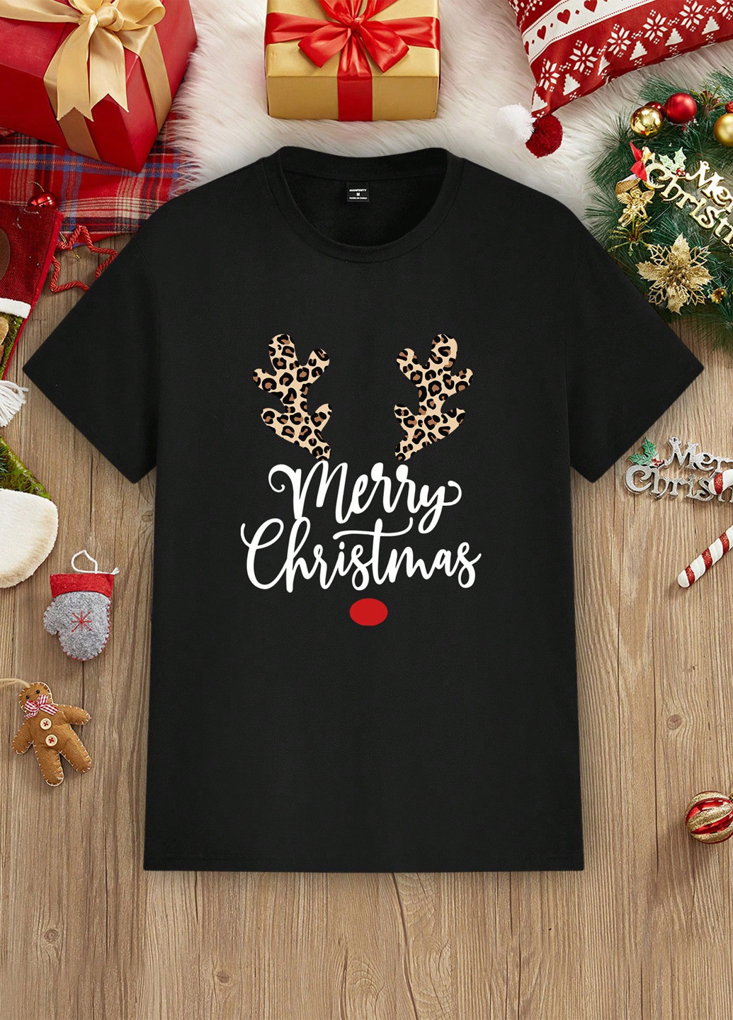 Чорна футболка SHEIN