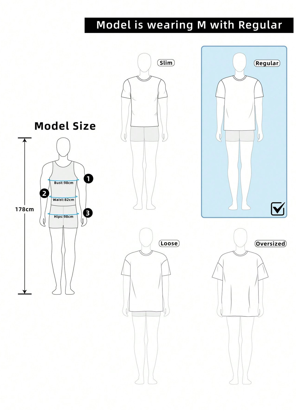 Чорна футболка SHEIN