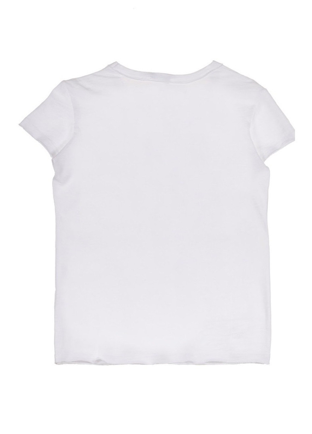Белая летняя футболка United Colors of Benetton