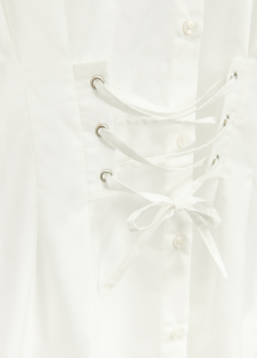 Білий кежуал сукня сорочка House однотонна