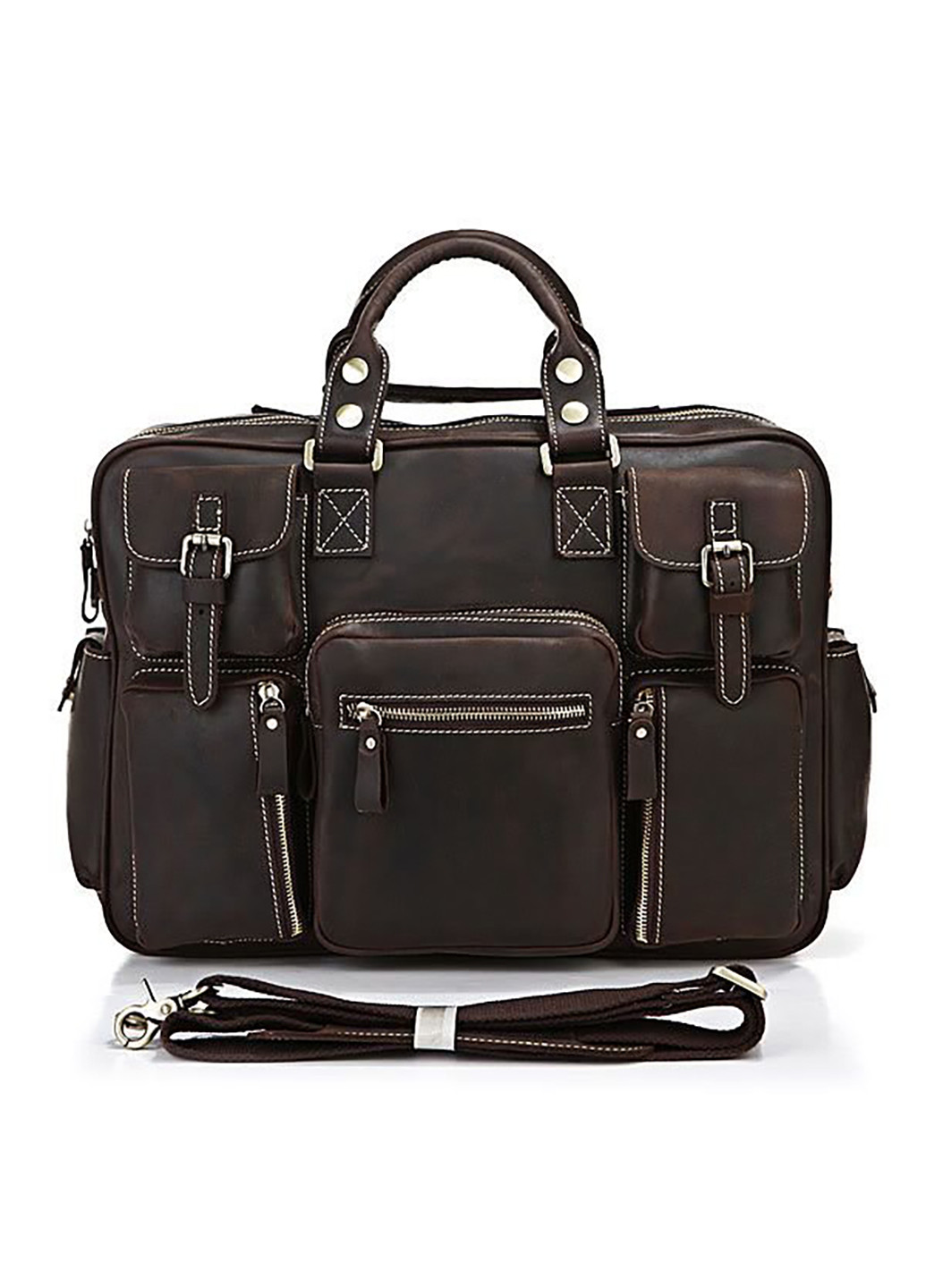 Чоловіча шкіряна сумка 40х30х9 см Vintage (252129705)