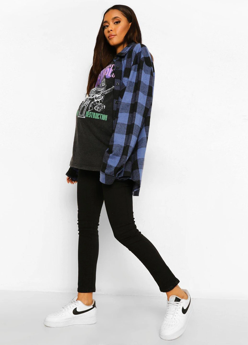 Джинсы для беременных Boohoo - (233898271)