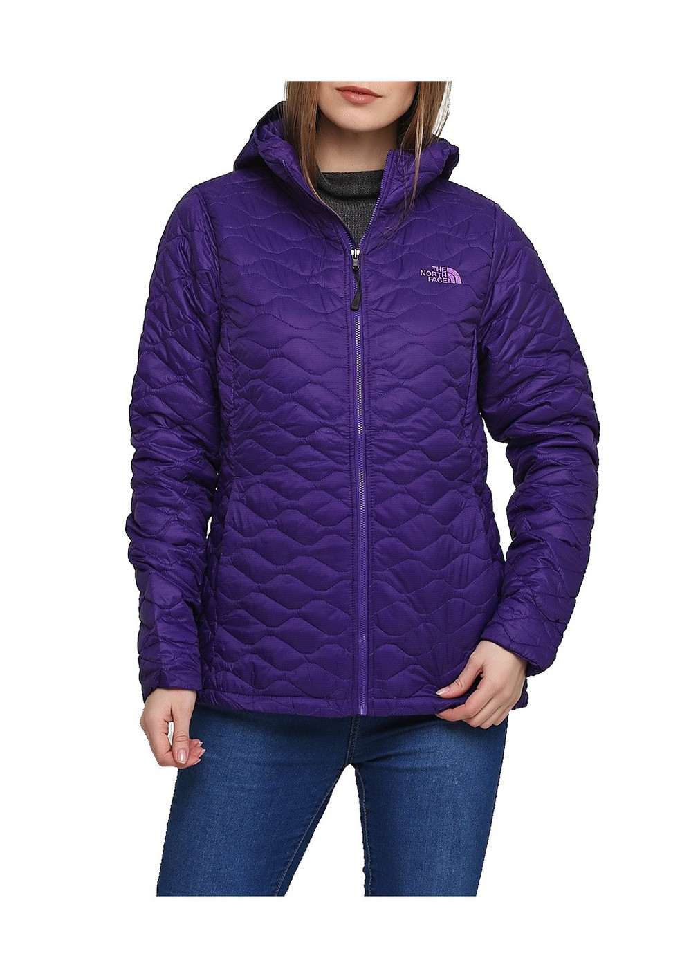 Фиолетовая демисезонная куртка женская The North Face
