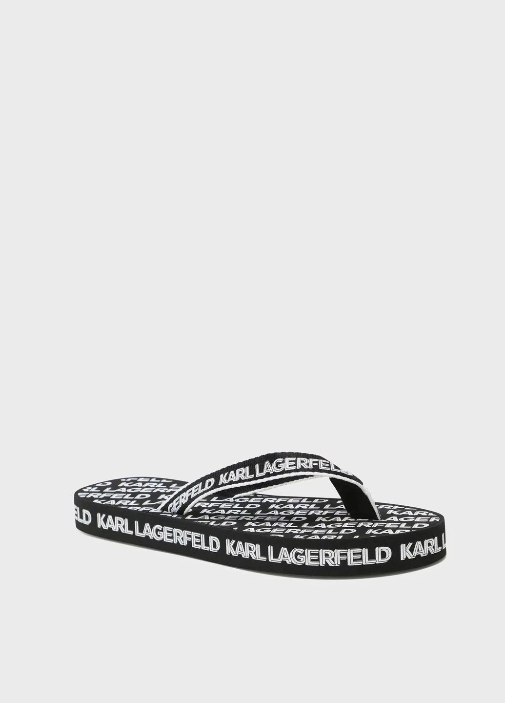 Черные пляжные, кэжуал вьетнамки Karl Lagerfeld