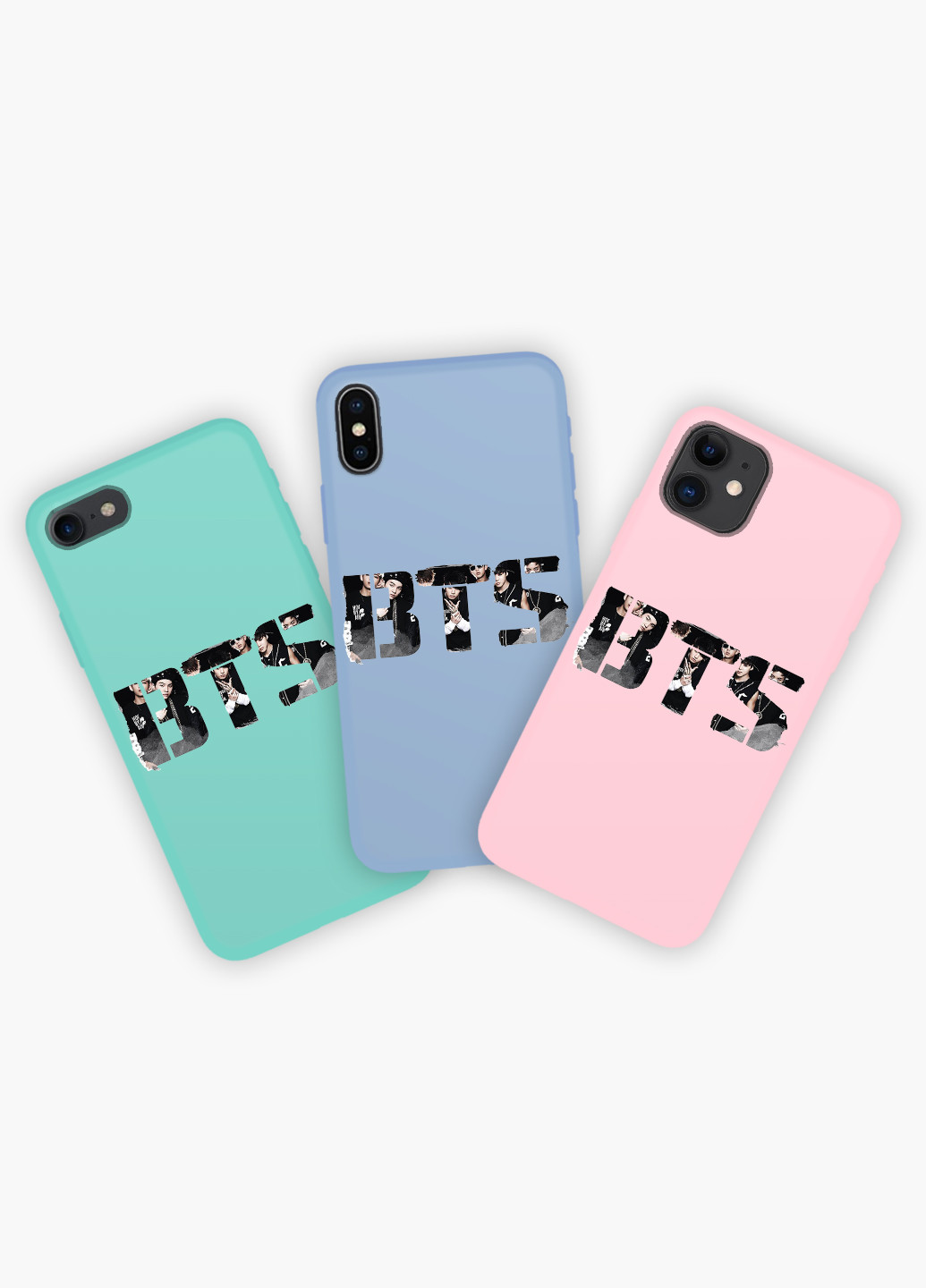 Чохол силіконовий Apple Iphone X БТС (BTS) (6129-1101) MobiPrint (219357406)