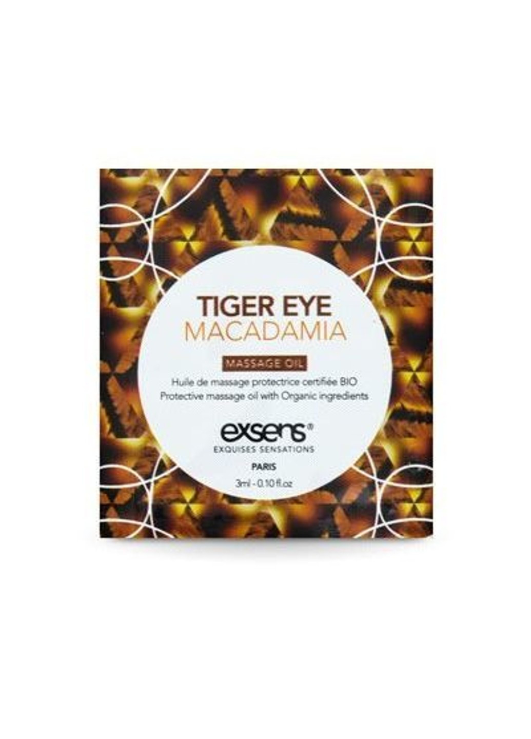 Пробник массажного масла Tiger Eye Macadamia 3мл Exsens (252607216)