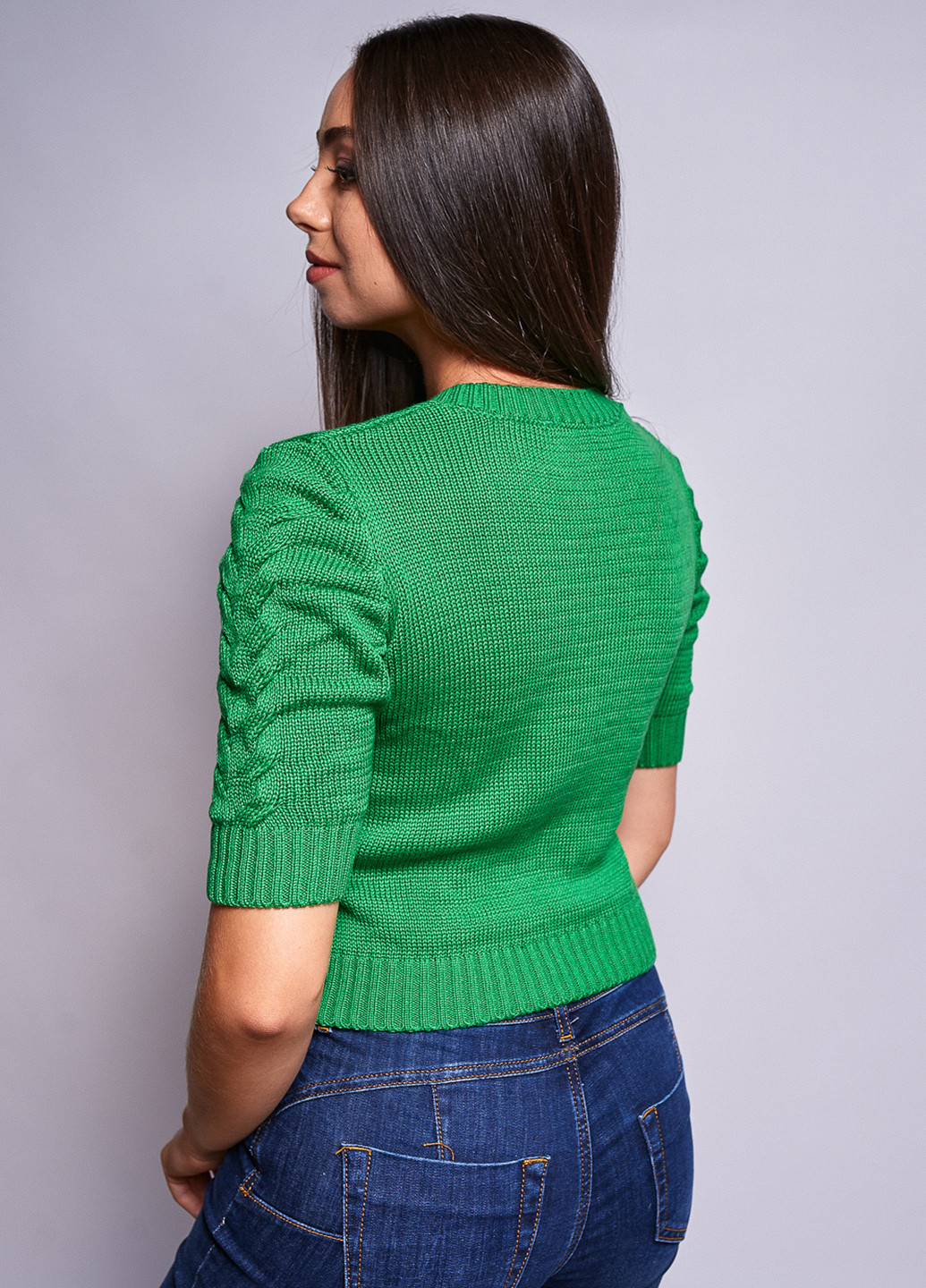 Зеленый демисезонный пуловер пуловер Madoc Jeans