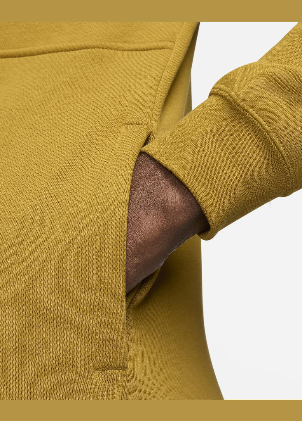 Толстовка DD4732-716 Nike Sportswear Club Brushed-Back 1/2-Zip (319365974)