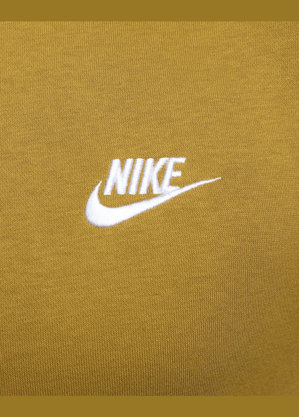 Толстовка DD4732-716 Nike Sportswear Club Brushed-Back 1/2-Zip (319365974)