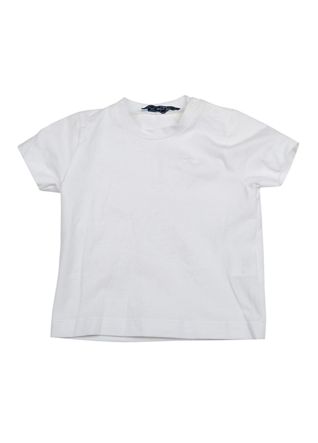 Белая летняя футболка с коротким рукавом MIMISOL