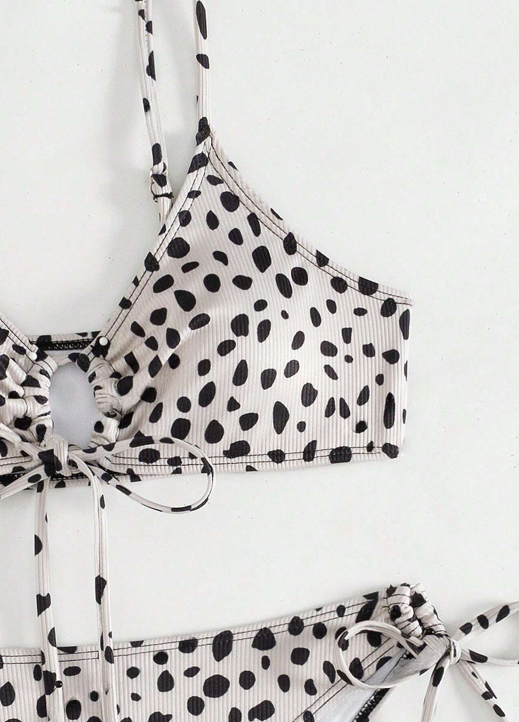 Комбінований літній купальник (ліф, трусики) бікіні, роздільний SHEIN