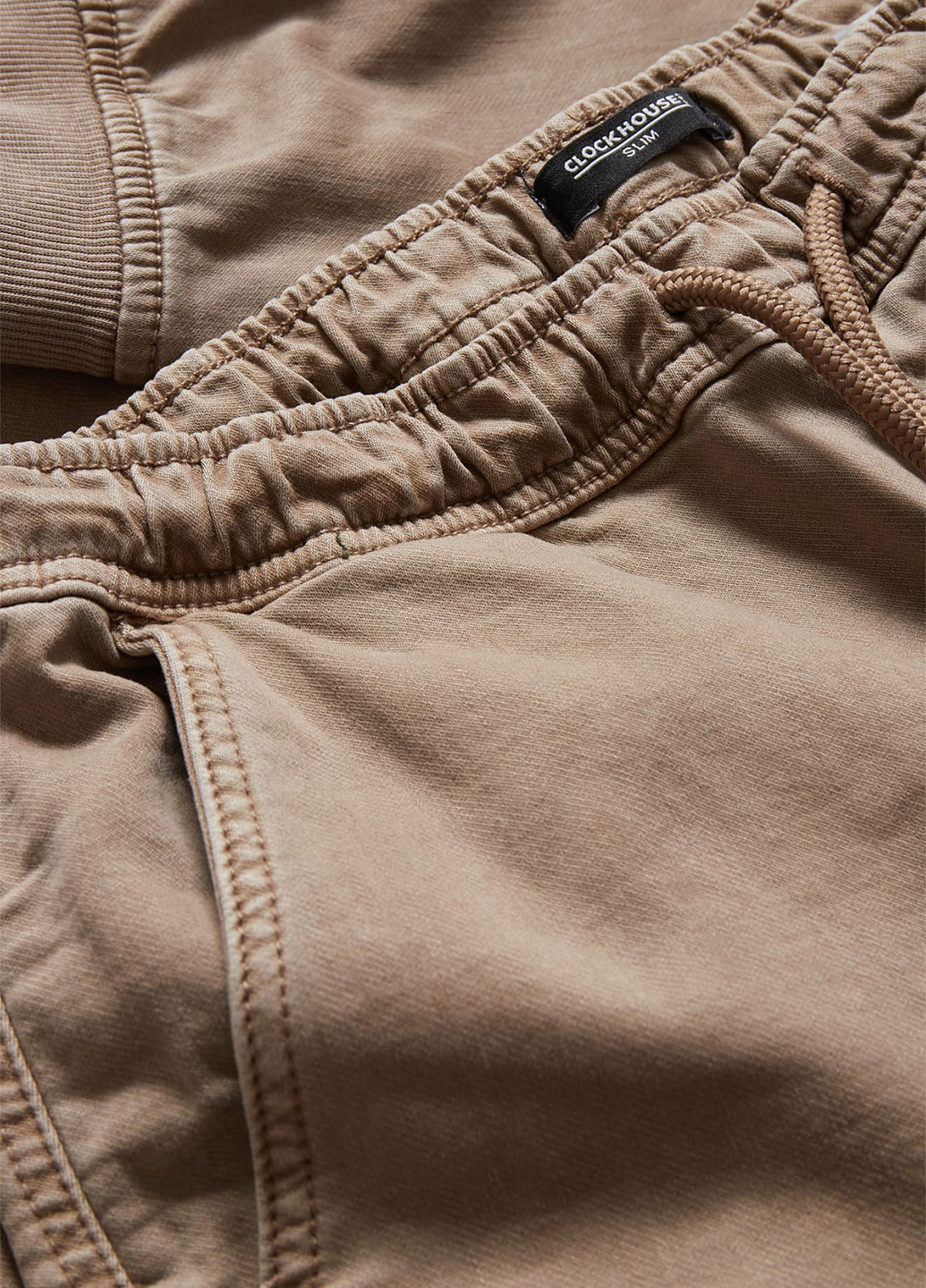 Коричневые кэжуал демисезонные джоггеры, карго брюки C&A