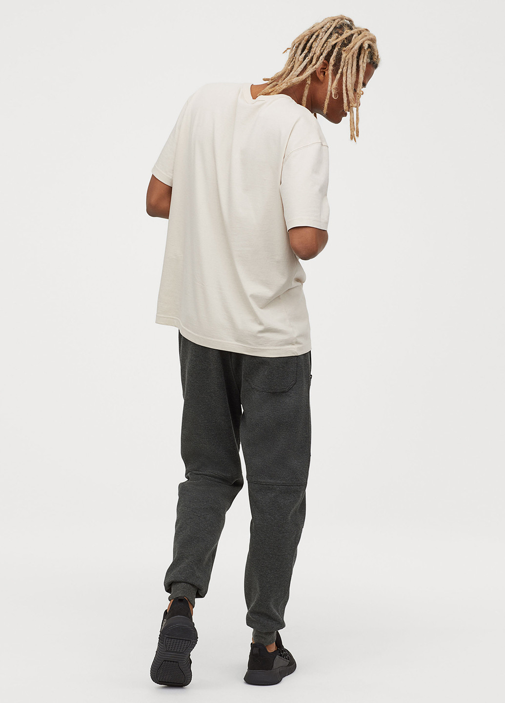 Темно-серые спортивные демисезонные джоггеры брюки H&M