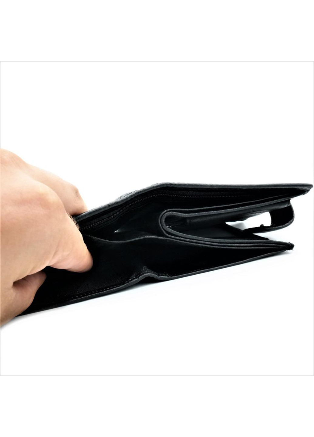 Чоловічий шкіряний гаманець 11,5х9,5х3 см H.T.Leather (254595061)