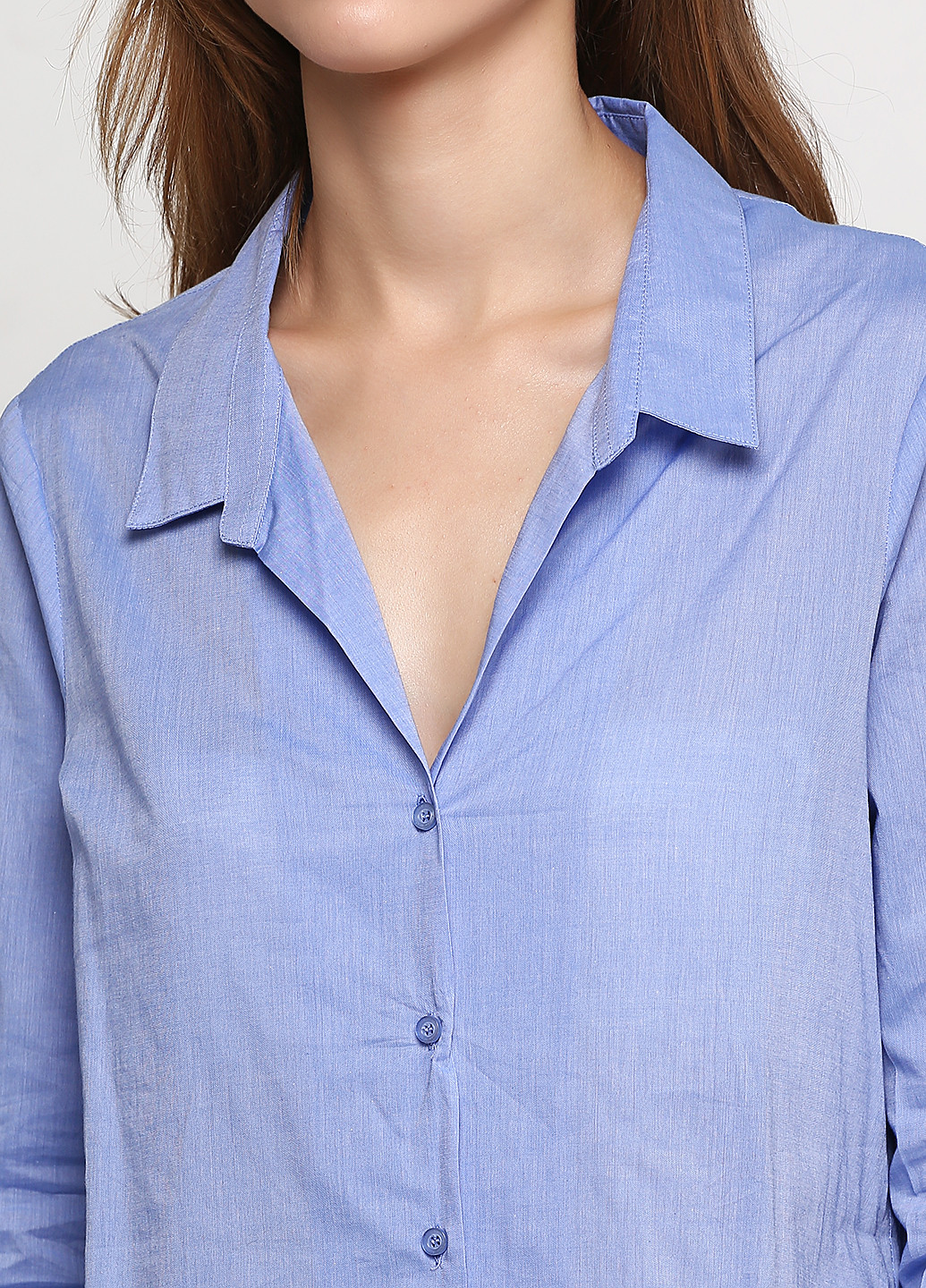 Темно-голубая демисезонная блуза Silvian Heach