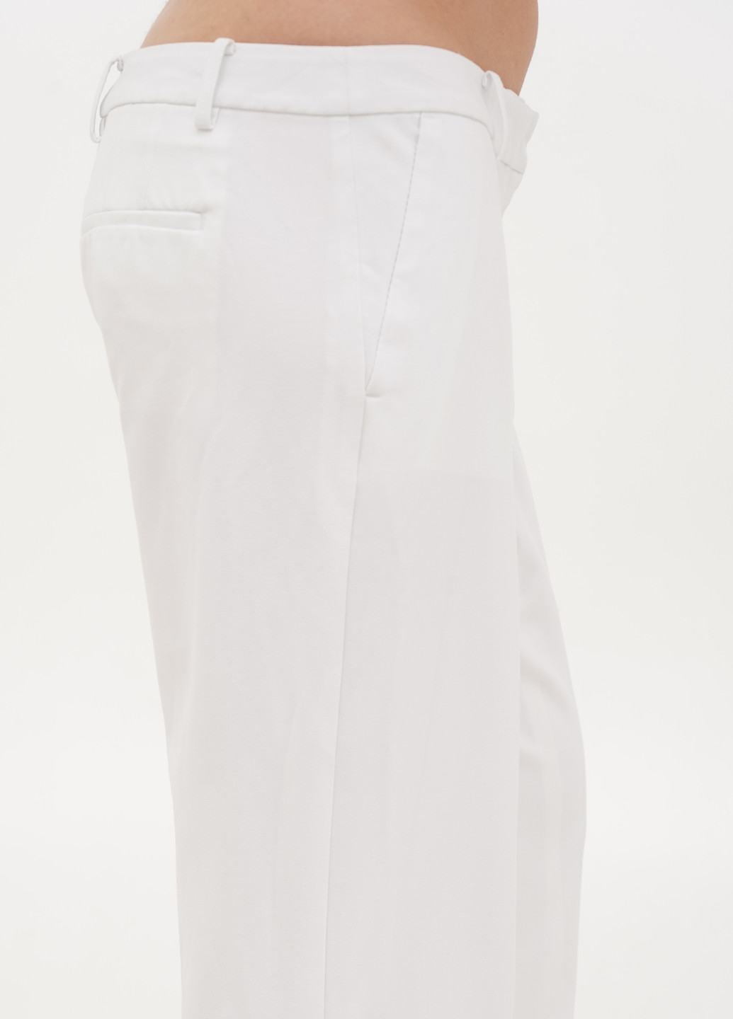 Белые кэжуал демисезонные палаццо брюки Talbots